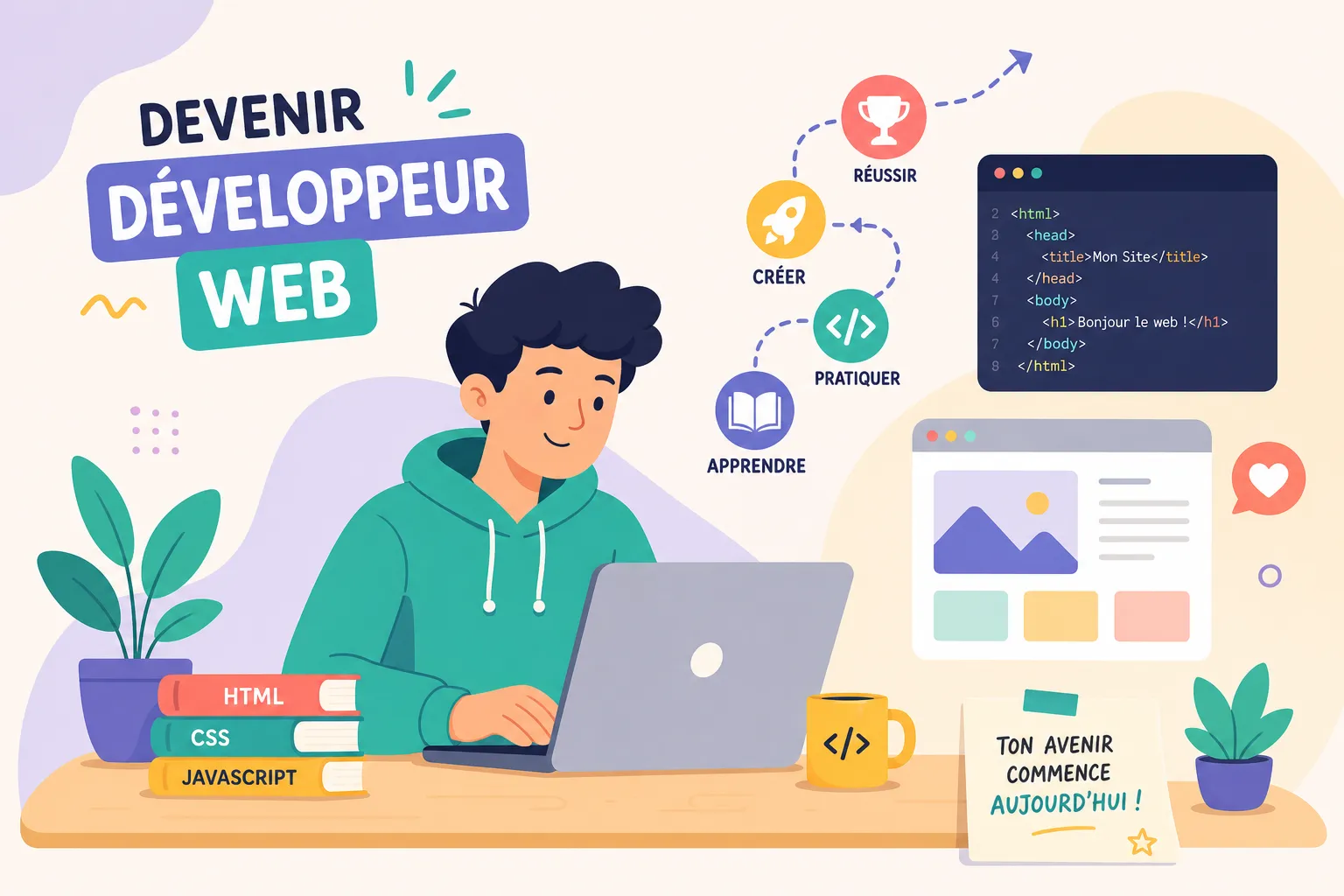 Comment devenir développeur web ?