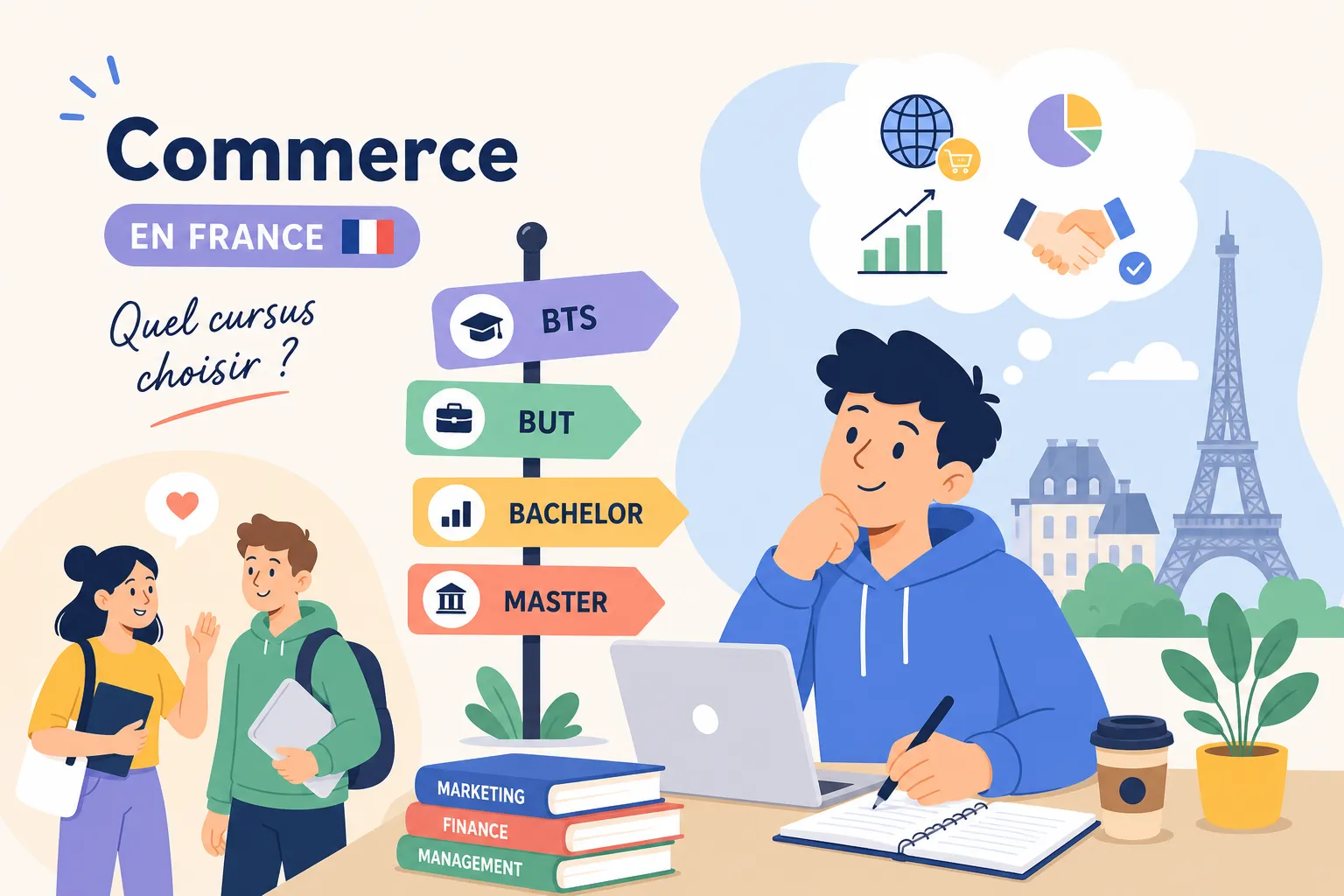 Formation Commerce France : Quel Cursus Choisir ?